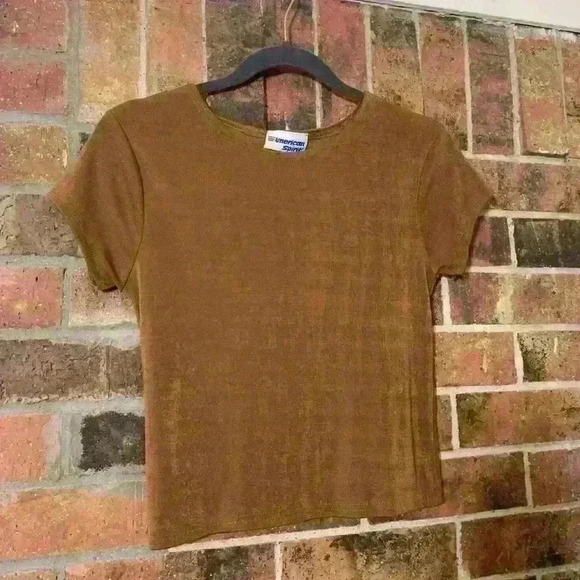 American Spirit Tops - Brown American Spirit short sleeve top